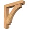 Ekena Millwork Imperial Craftsman Smooth Bracket w/ Offset Brace, Western Red Cedar, 5 1/2"W x 28"D x 28"H BKT0604X28X28IMP04SWR - alternate 1